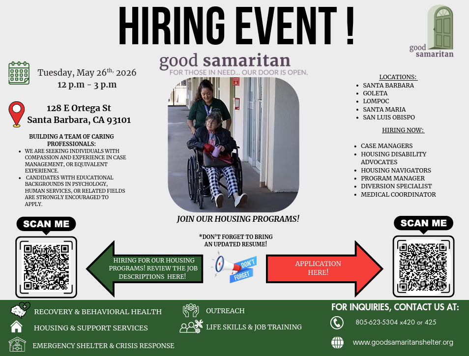Good Samaritan Hiring Event