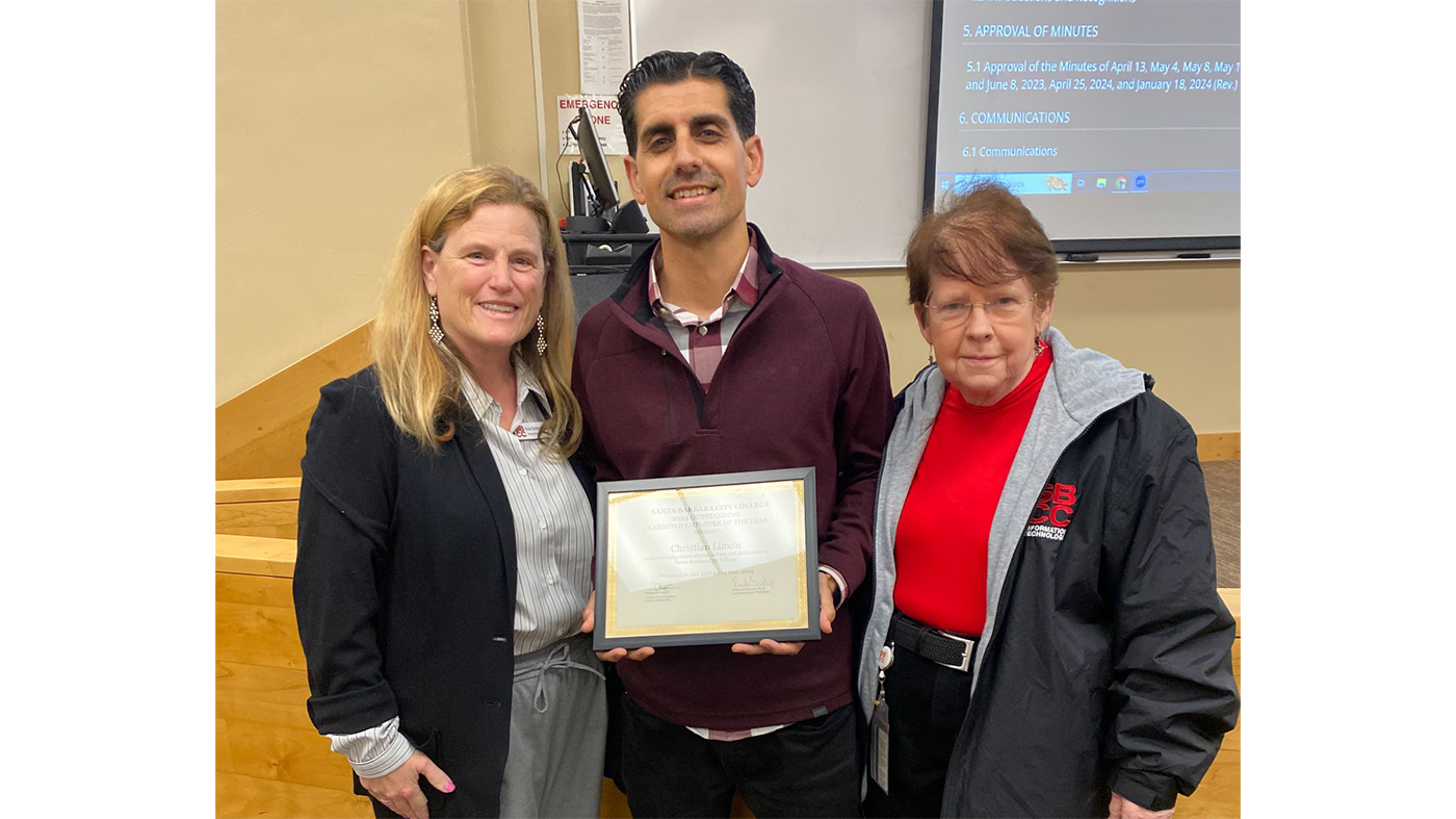 Christian Limon - 2024 Classified Employee of the Year