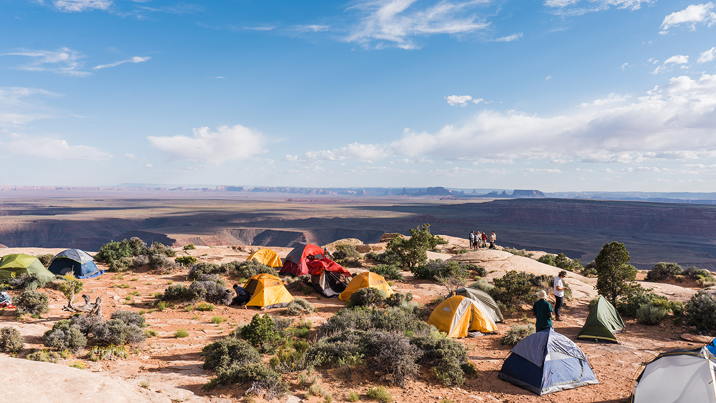 Camping in Monument Valley