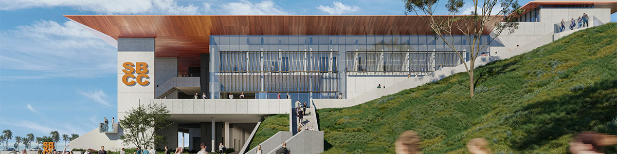 Render of new Physical Education (PE) building