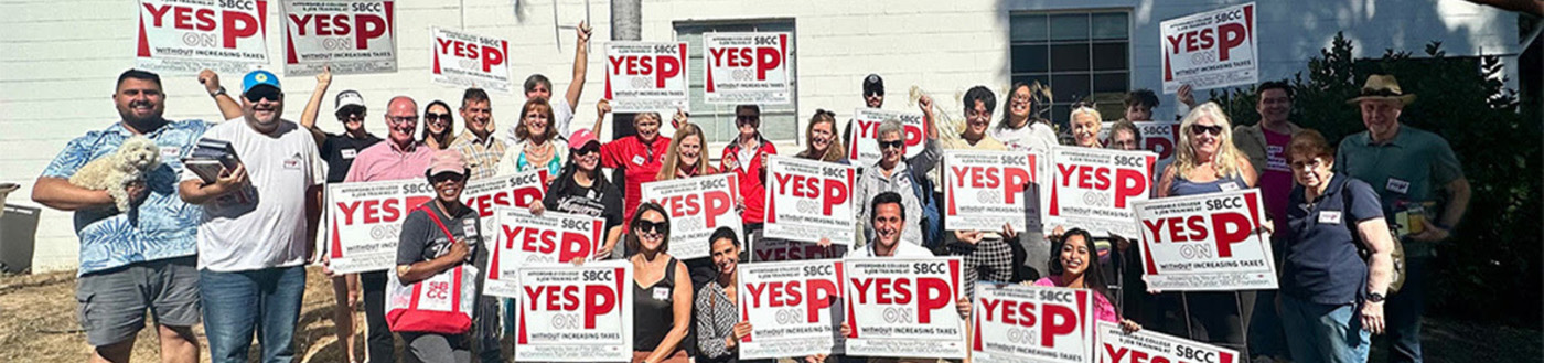 Yes on P Canvassing Team Photo