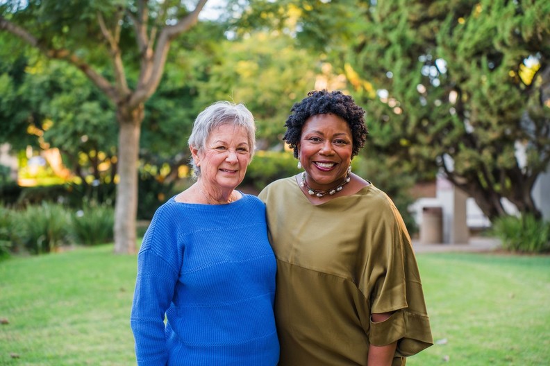 Trustees Charlotte Gullap-Moore and Ellen Stoddard