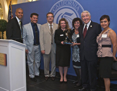 Group photo at Rice Diversity Awards